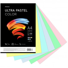 Бумага цветная OfficeSpace "Ultra Pastel Color", A4, 80 г/м², 100л., (5 цветов)